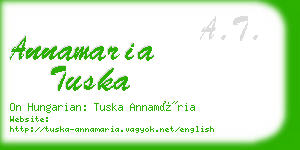 annamaria tuska business card